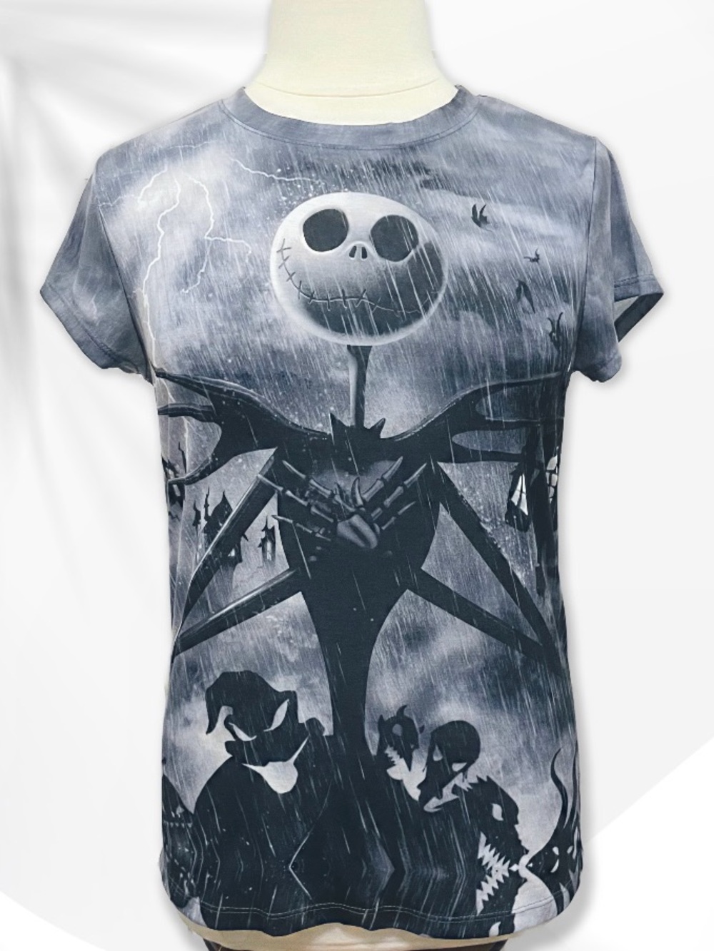 Disney Nightmare Jack Skellington Graphic Tee - Sz JR 19